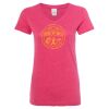 Women’s Glitter V-Neck T-Shirt Thumbnail